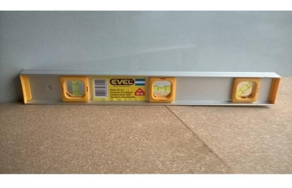 Nivel Burbuja Aluminio Liviano Regla 3 Gotas 60 Cm Evel 1