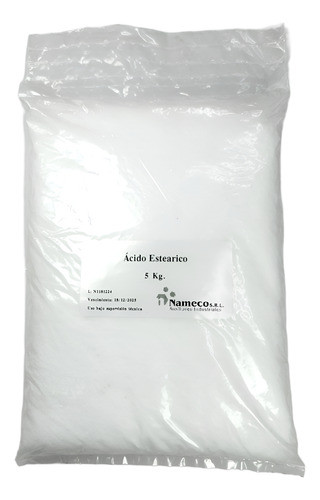 Acido Esteárico - 5 Kgs - Uso Cosmético 0