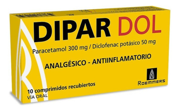 Dipar Dol X 10 Comprimidos Recubiertos - Roemmers® 0