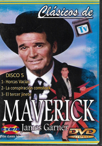 Dvd - Maverick - Clasico De Tv Disco 5 -3 Episodios Original 0
