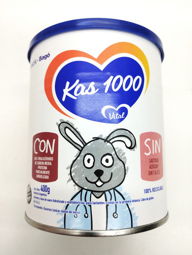 4 Latas Leche Polvo Kas 1000 Deslactosada Vencimiento 2025 1