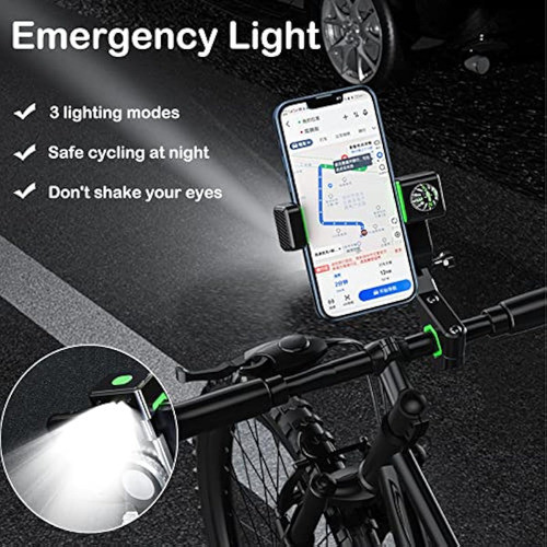 Doubfivsy Soporte De Teléfono Para Bicicleta Con 1