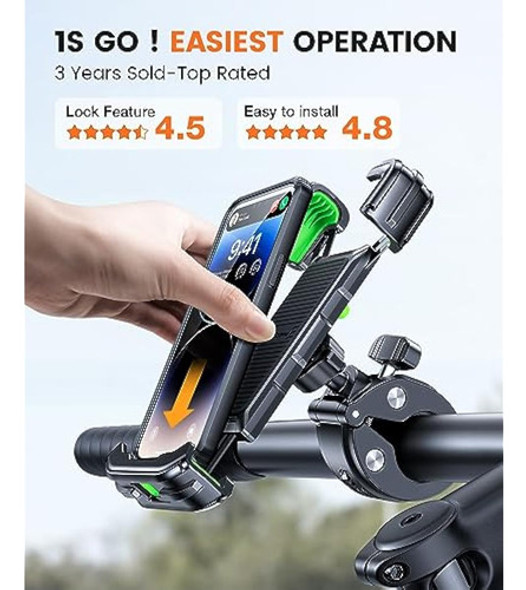 Vicseed Soporte De Teléfono Para Bicicleta 1