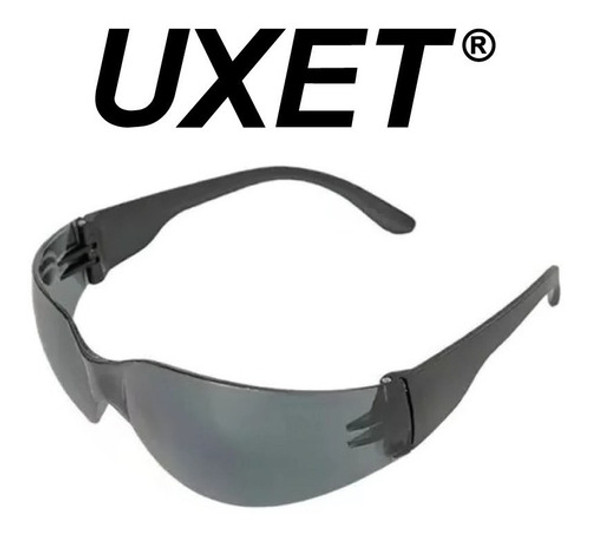 Anteojo Lentes De Seguridad Color Gris Uxet - Apolo. 1 Anteojo Lentes De Seguridad Color Gris Uxet - Apolo. 1