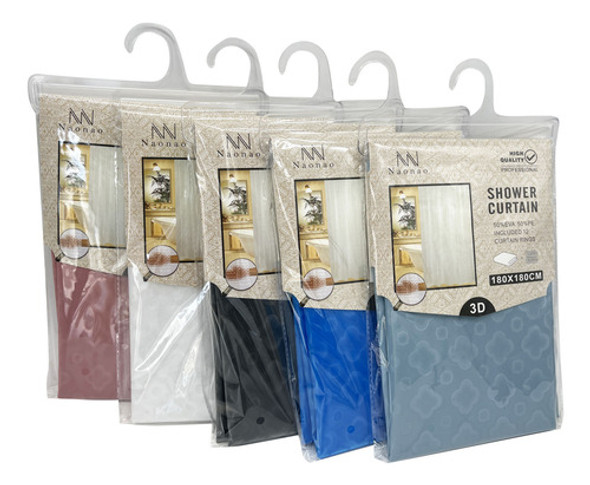 Cortina De Baño Lisa, En Peva 1 Cortina De Baño Lisa, En Peva 1