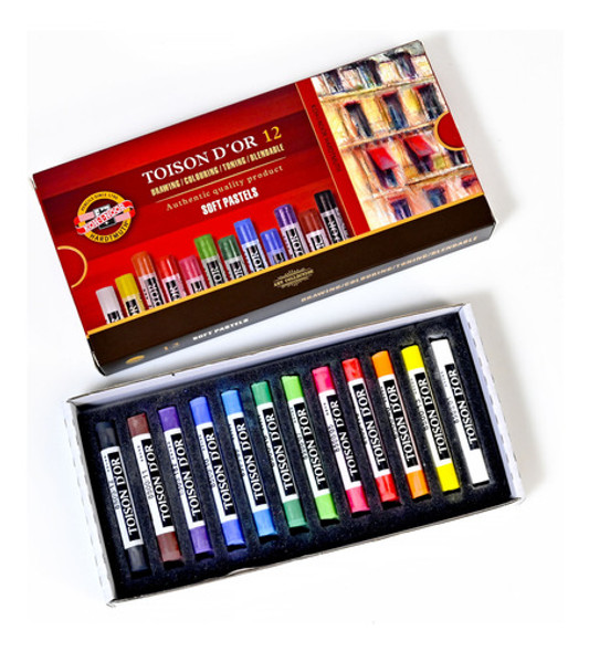 Tiza Pastel Seca X 12 Col. Kohinoor 0
