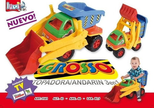 Topadora Infantil 3 En 1 Grosso 1