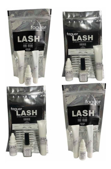 Kit X4. Kit Permanente De Pestañas Lash + Kit Tintura Lash 0 Kit X4. Kit Permanente De Pestañas Lash + Kit Tintura Lash 0