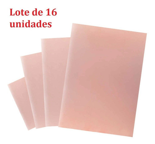 Lote De 16 Plaqueta Virgen Epoxi Cobre Simple Faz 1