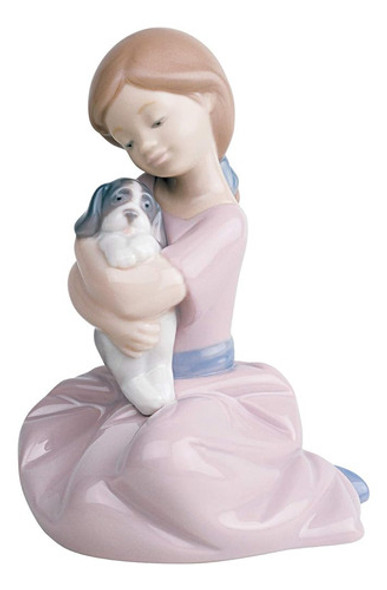 Nao By Lladro Figura De Porcelana Coleccionable: My Puppy Lo 0 Nao By Lladro Figura De Porcelana Coleccionable: My Puppy Lo 0