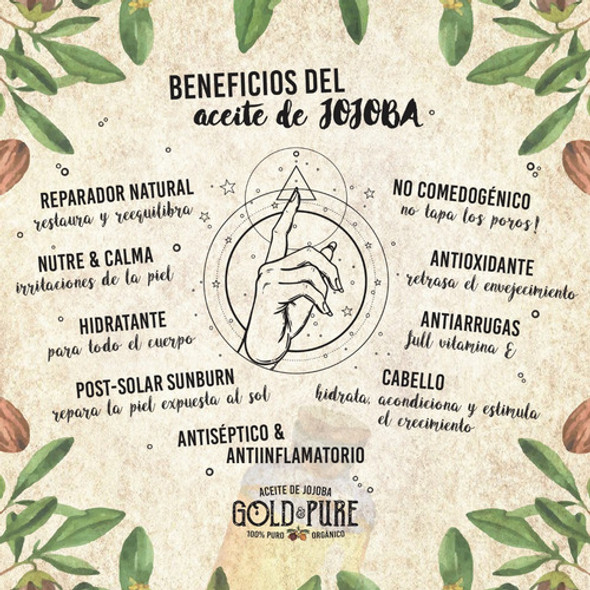 Aceite De Jojoba Premium 100% Puro | 100 Ml. | Orgánico 1