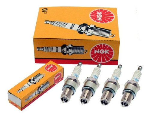 Kit X 4 Bujia Ngk Renault Duster Oroch F4r 2.0 16v 0