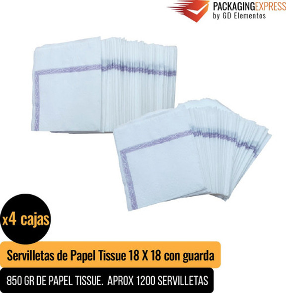 Servilletas De Papel Blancas 18x18 Con Guarda 4 Cajas X1200 1 Servilletas De Papel Blancas 18x18 Con Guarda 4 Cajas X1200 1