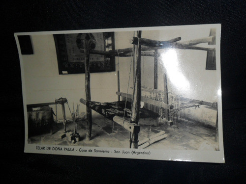 Foto Fotografia Telar Doña Paula 1961 Sarmiento San Juan 0