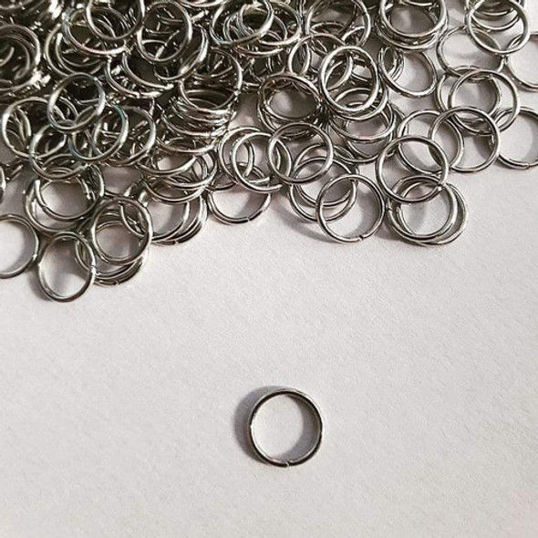 25gr Argollas De Metal 8mm - Armado Bijuoteria Artesanias 1