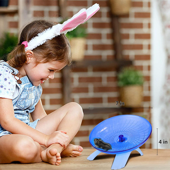 Rueda De Ejercicio Para Hámsters Y Cangrejos Pequeños Azul 1