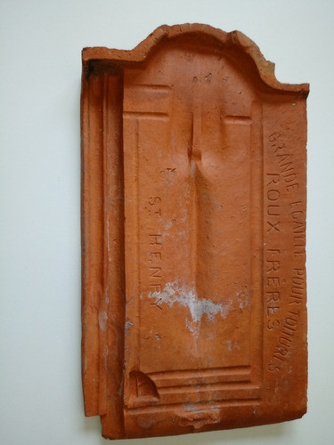 Tejas De Francia Muy Antigua Año 1871 St Henry 1