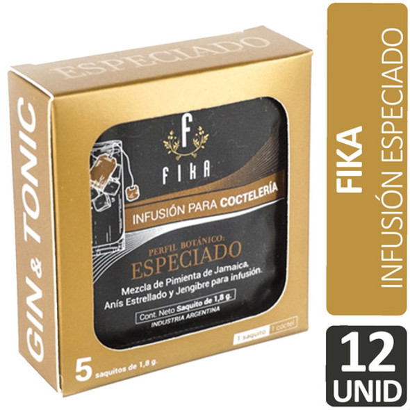 Infusion Especiada Cocteleria Garnish Fika Gin Tonic X12 0