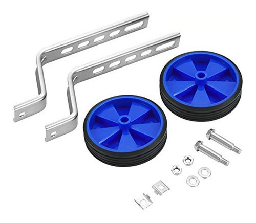 Estabilizadores Rueditas Regulables Rod. 12 A 20 Azules 1