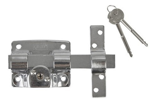 Pasador Cerrojo Llave Cruz Seguridad Bronzen 0