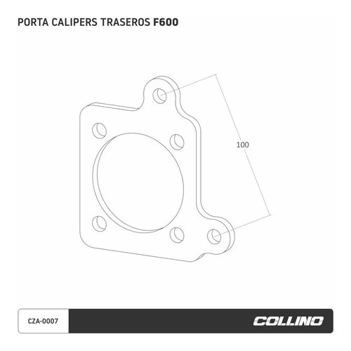 Porta Calipers Fiat 600 Traseros Faster By Collino 1