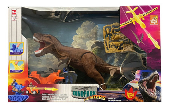 Dinopark Hunters Fuerza Terrestre Set T-rex Dinosaurio Nene 0 Dinopark Hunters Fuerza Terrestre Set T-rex Dinosaurio Nene 0