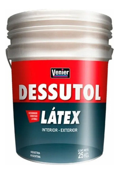 Dessutol Látex Interior Exterior Venier 25kgs Pintumm 0 Dessutol Látex Interior Exterior Venier 25kgs Pintumm 0