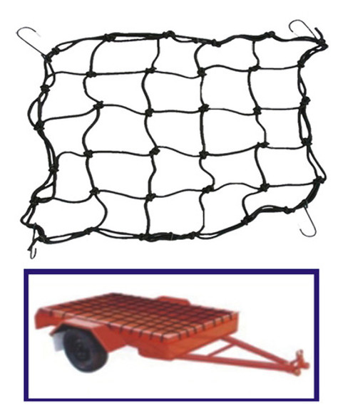 Red Elastica Para Carga 70x90cm Camioneta Pulpo Con Ganchos 1 Red Elastica Para Carga 70x90cm Camioneta Pulpo Con Ganchos 1