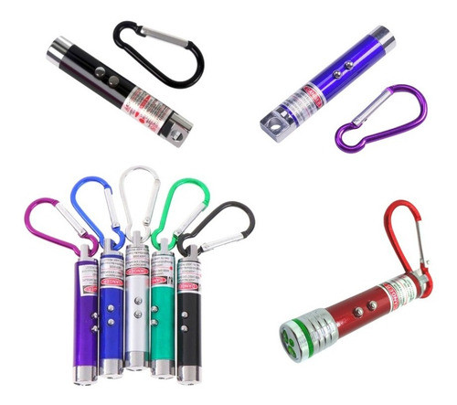 Llavero X25 Souvenir 4 En 1 Linterna Laser Baliza Mosqueton 1