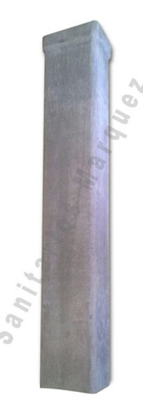 Conducto Tubo Ventilación Fibrocemento 20x40cm X 200cm Largo 1