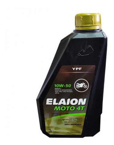 Aceite Ypf Elaion Moto 4t Sintético 100% 10w50 Motostore 1