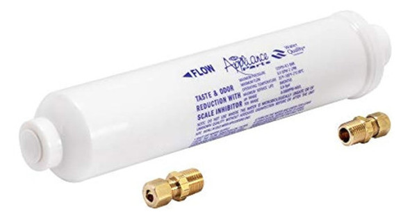 Ez-flo 60458n Filtro De Agua En Línea , White,  2.4 X 2.3 X 0 Ez-flo 60458n Filtro De Agua En Línea , White,  2.4 X 2.3 X 0