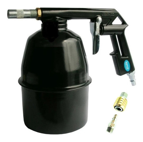 Pistola Arenadora Neumatica Con Tacho Y Acople Rapido 1/4 0