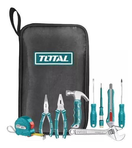 Set Herramientas Pinza Destornillador Estuche 9pzs Total 0