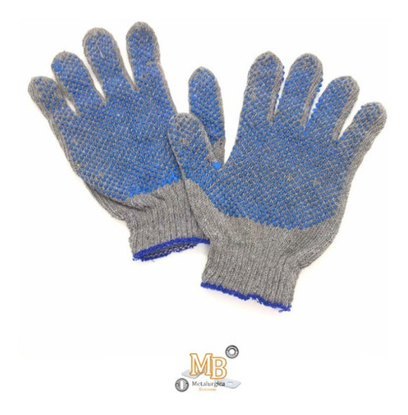 Pack 120 Guantes Moteados Pesados De Trabajo Borome 1