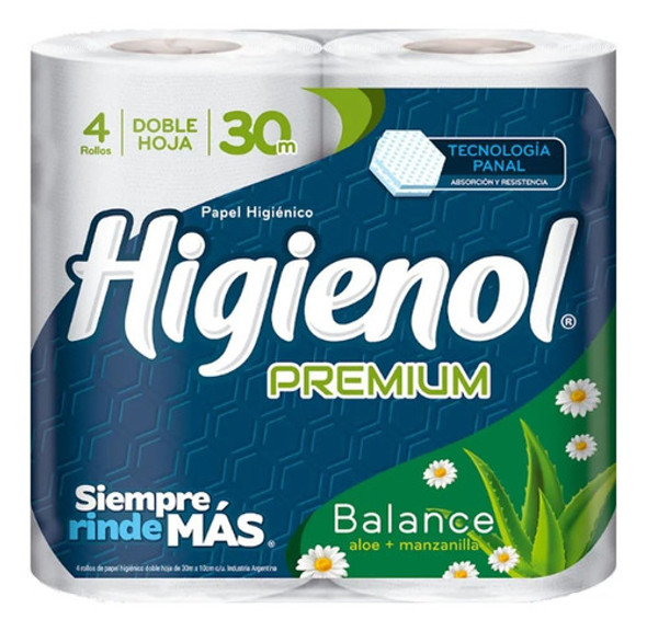 Papel Higiénico Higienol Premium Doble Hoja X 2 Bultos 0