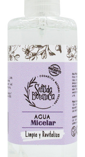 Sentida Botánica Agua Micelar Facial Vegano 60ml Local 1