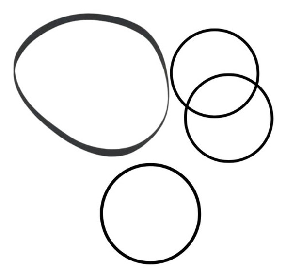 Correas De Casetera Marca Jvc Modelo Kd-v11 0