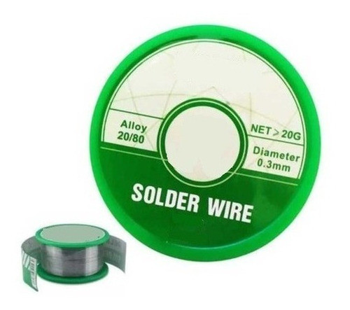 Estaño En Hilo Para Soldadura 0.3 Mm/ Rollo 20g 1