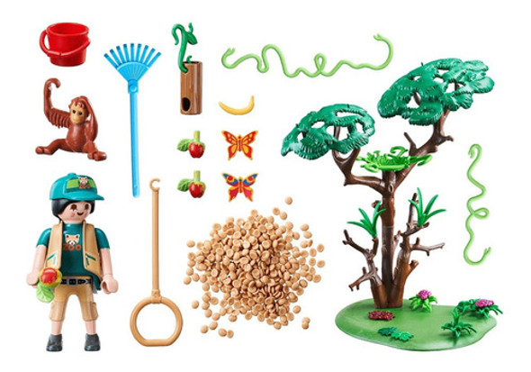 Playmobil Family Fun Orangutanes Con Arbol 70345 Pido Gancho 1