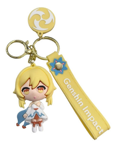 Llavero De Goma Genshin Impact - Lumine 0