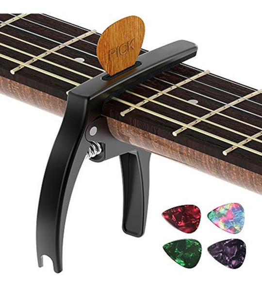 Cejilla De Guitarra, Cejilla De Metal De Zinc Tanmus 3 En 1 0