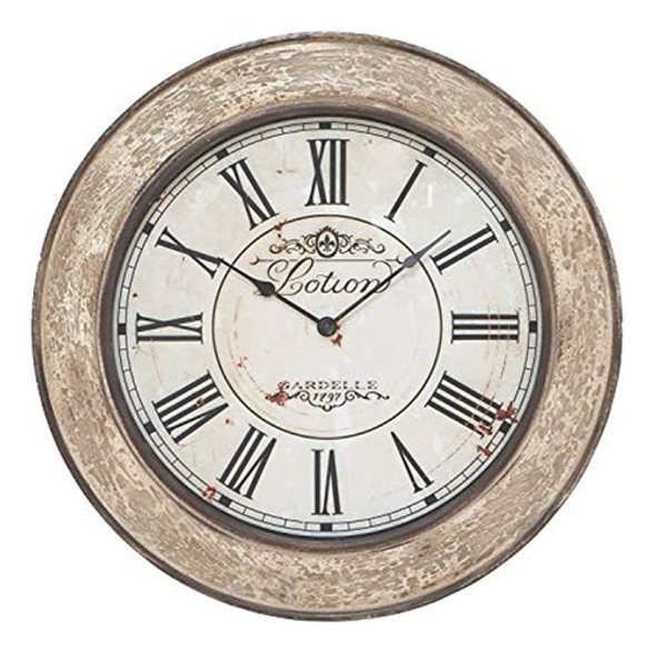 Deco 79 53818 Reloj De Pared De Madera 24 1 Deco 79 53818 Reloj De Pared De Madera 24 1