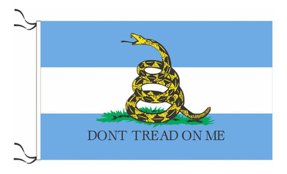 Bandera Argentina Libertaria Gadsden 90 X 150cm 0 Bandera Argentina Libertaria Gadsden 90 X 150cm 0