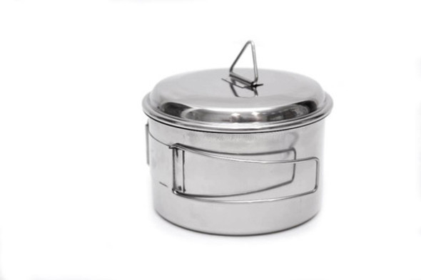 Marmita De Camping De Acero Inoxidable Solo Olla De 16cm 1 Marmita De Camping De Acero Inoxidable Solo Olla De 16cm 1