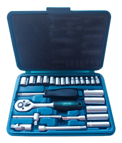 Juego Tubos Encastre 1/4'' Metrico 26pzas Davidson 0