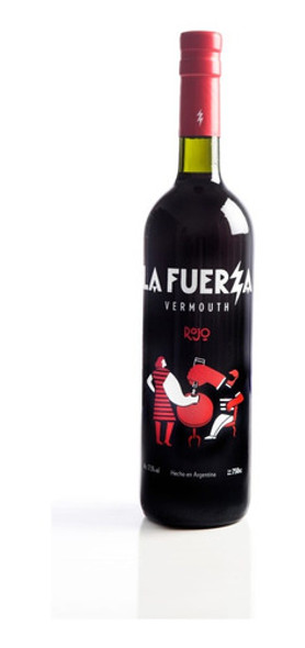 Estuche Aperitivo Vermut La Fuerza Rojo 750ml + 2 Vasos 1 Estuche Aperitivo Vermut La Fuerza Rojo 750ml + 2 Vasos 1