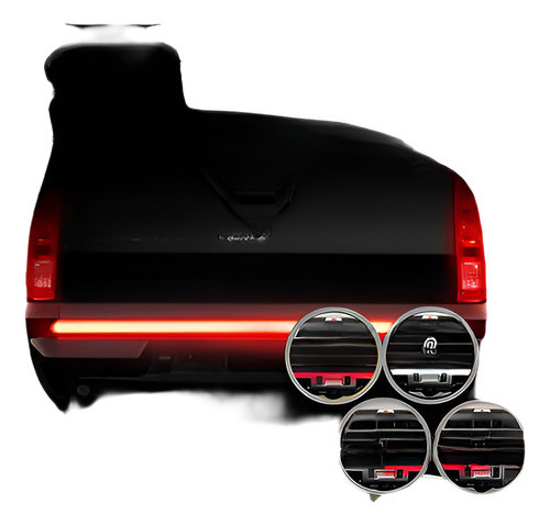 60  Barra De Luz Led Trasera Intermitentes Freno Inversa Res 0