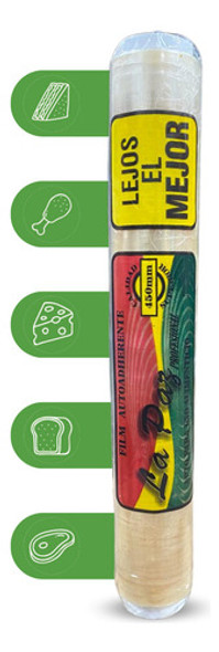 2 Film De Cocina 45x300m Gastronómico Autoadherente Pvc 0