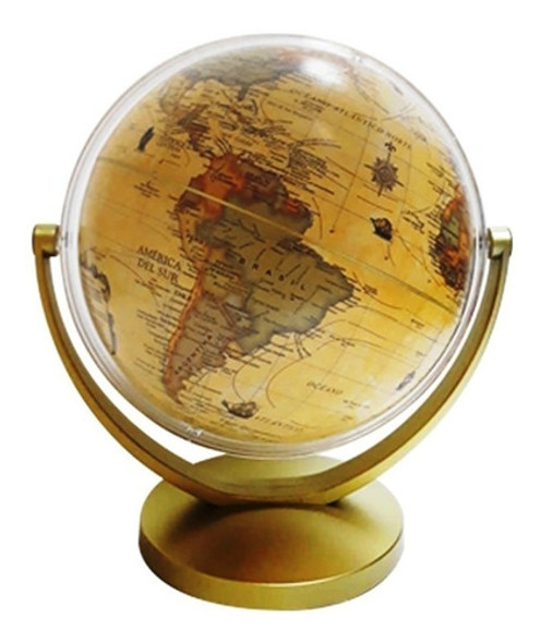 Globo Terraqueo  14 Cm Multigiro Politico Sepia 0